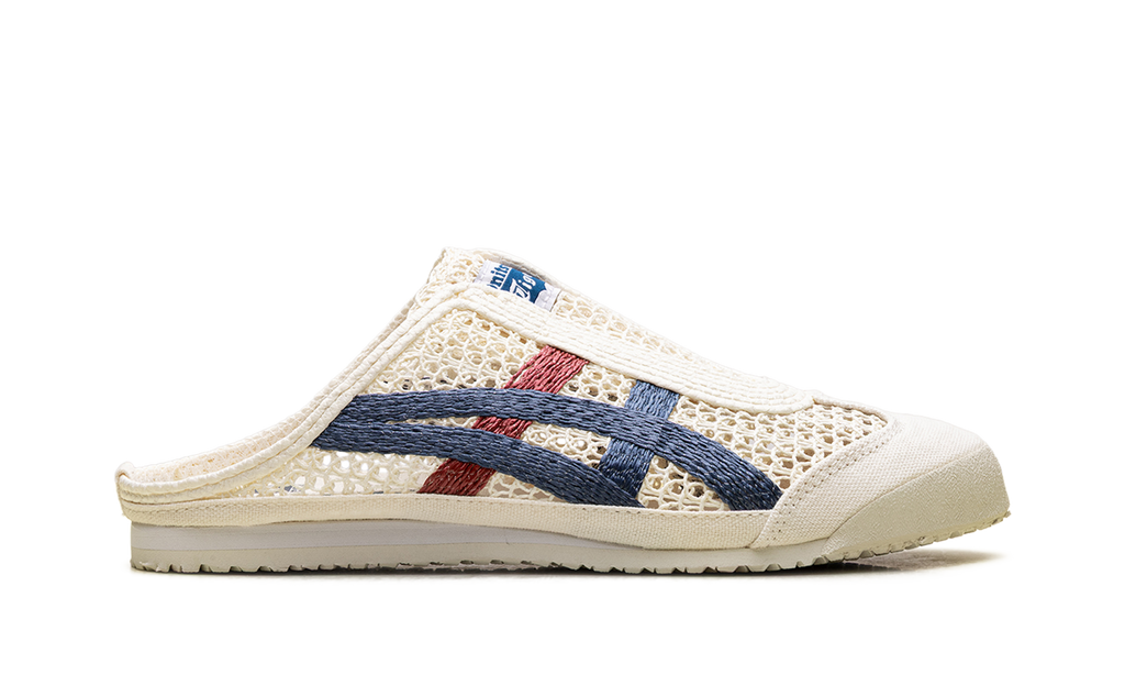 Onitsuka Tiger Mexico 66 Sabot Mules - Cream Mako Blue Red